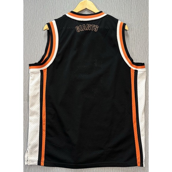 Stitches Black MLB San Francisco Giants Sleeve Less Large Jersey Embroidered - Picture 4 of 6